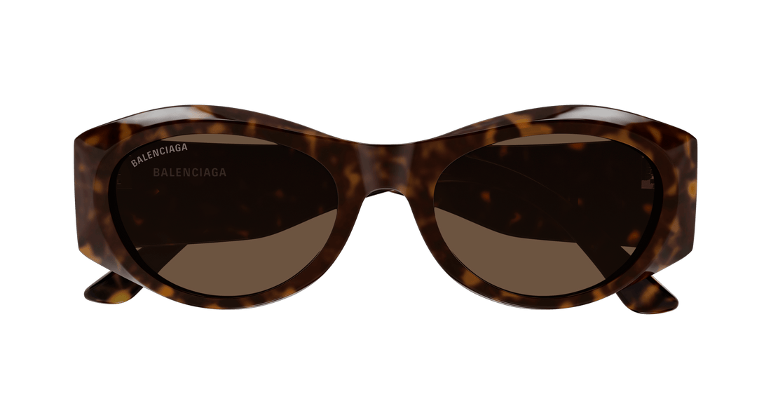 Occhiali da sole balenciaga bb0396sk 002 havana round femenino taglia 55mm - Vista dettagliata
