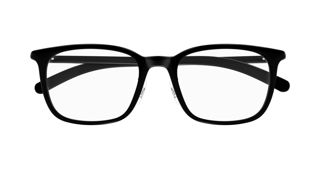 Brillen montblanc mb0418oj 001 negro square masculino größe 53mm - Detailansicht