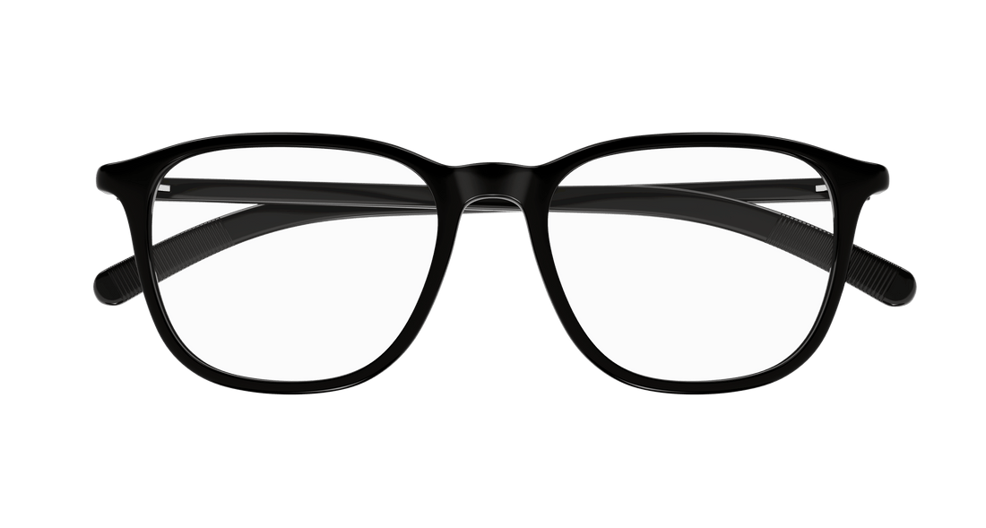 Brillen montblanc mb0386o 001 negro square masculino größe 52mm - Detailansicht