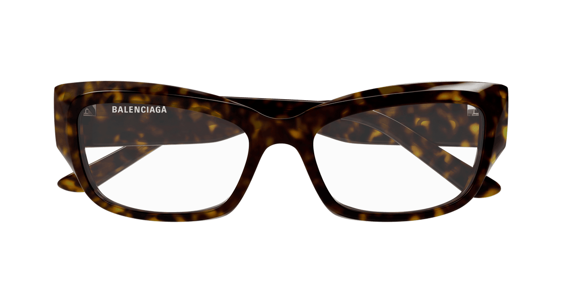 Gafas graduadas balenciaga bb0399o 002 havana square femenino talla 55mm - Vista de detalle