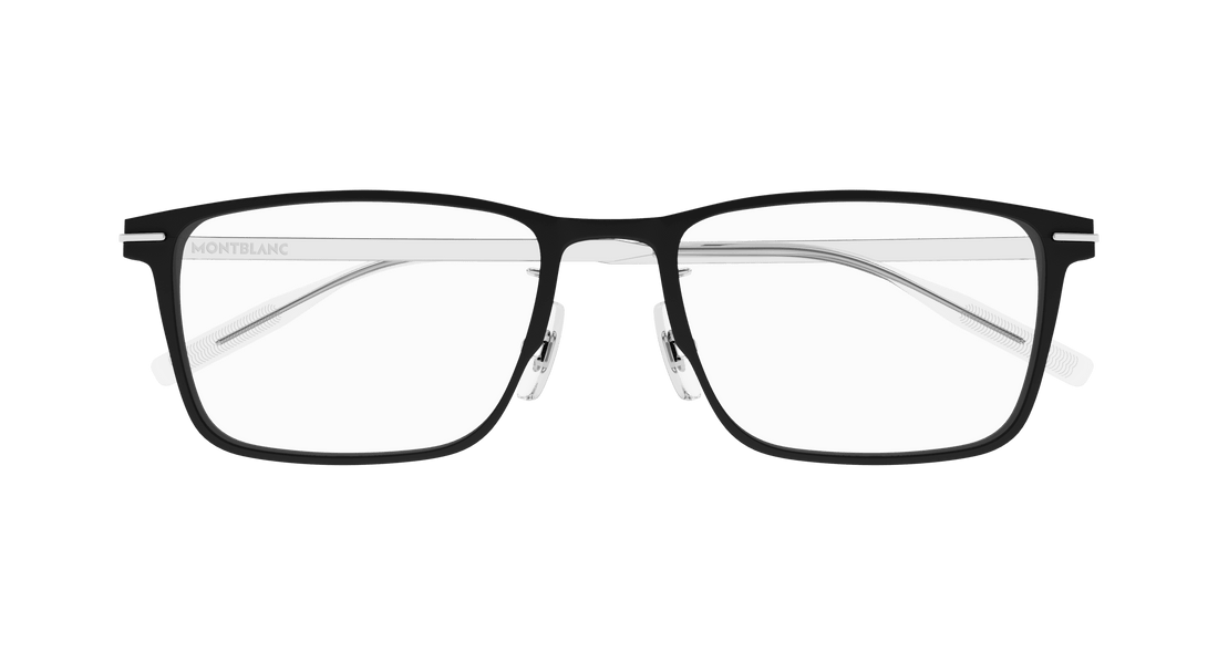 Occhiali da vista montblanc mb0396on 007 negro square masculino taglia 56mm - Vista dettagliata