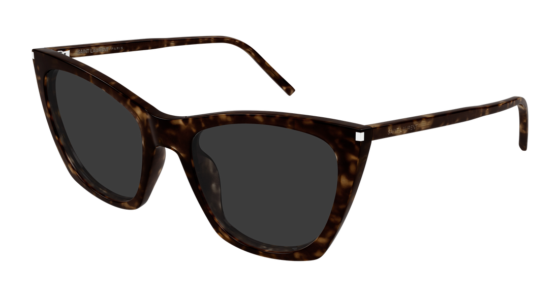 Occhiali da sole saint laurent sl 214 kate thin 002 havana cat eye femenino taglia 55mm - Vista principale