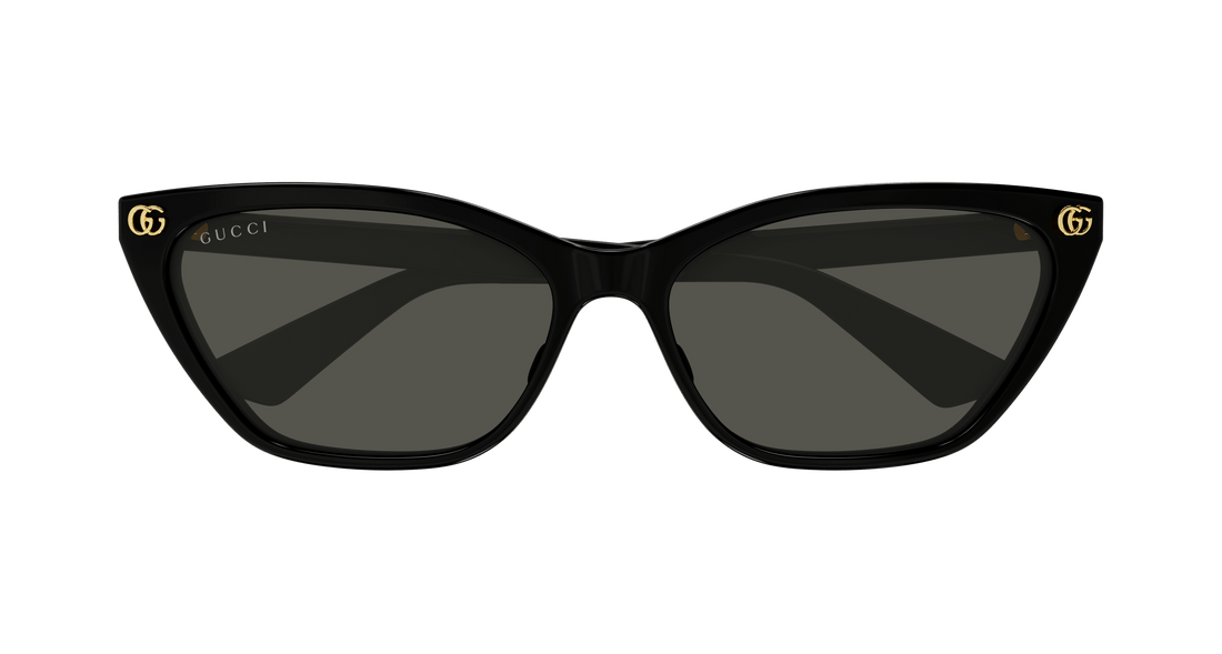 Lunettes de soleil gucci gg1815s 001 negro cat eye femenino taille 58mm - Vue détaillée