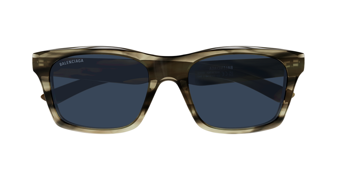 Occhiali da sole balenciaga bb0423s 004 havana rectangular / squared masculino taglia 56mm - Vista dettagliata