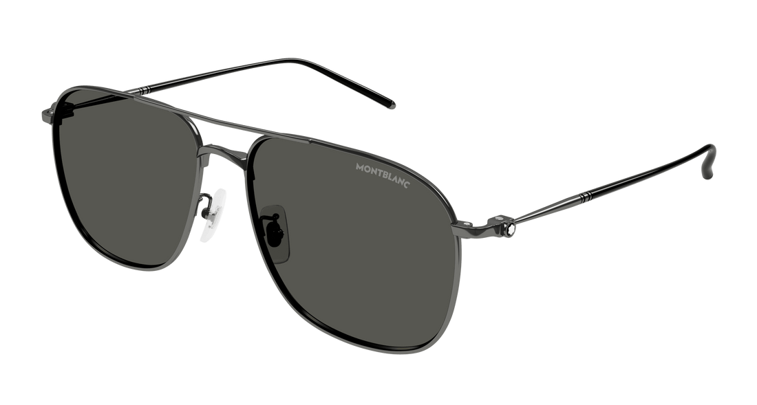 Occhiali da sole montblanc mb0417sa 002 rutenio pilot masculino taglia 60mm - Vista principale