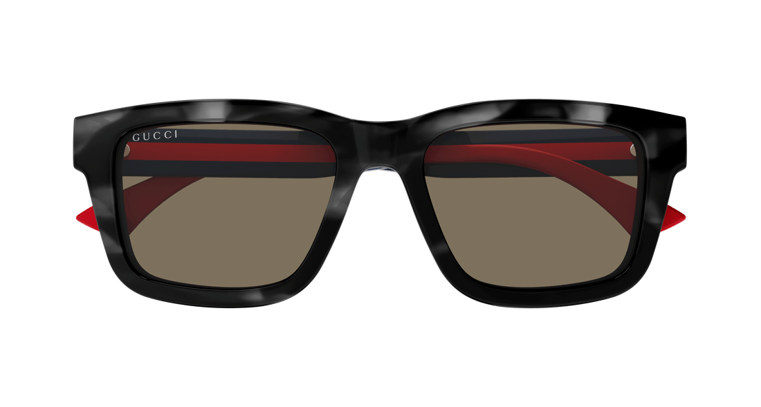 Sunglasses gucci gg1869s 004 havana square masculino size 53mm - Detailed view