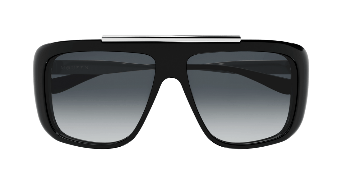 Gafas de sol alexander mcqueen am0492s 001 negro pilot unisex talla 60mm - Vista de detalle