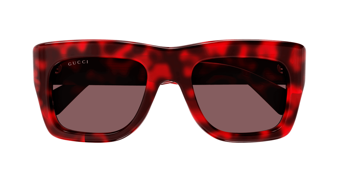 Sunglasses gucci gg1811s 003 havana square masculino size 52mm - Detailed view