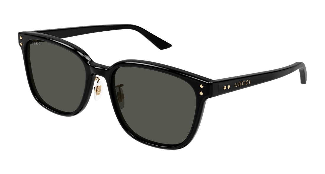 Solbriller gucci gg1896sk 001 negro square masculino størrelse 57mm - Hovedvisning