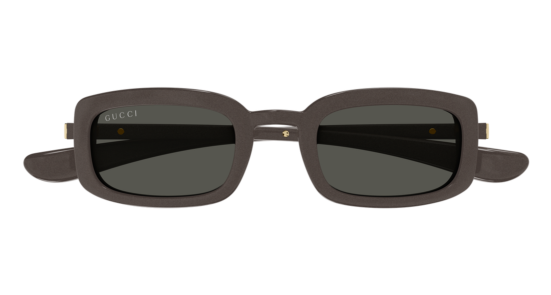 Lunettes de soleil gucci gg1943s 003 marron rectangular / squared masculino taille 47mm - Vue détaillée