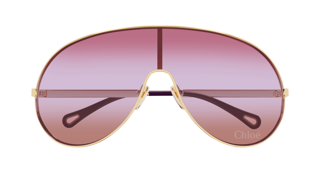 Gafas de sol chloé ch0283s 003 dorado mask femenino talla 99mm - Vista de detalle