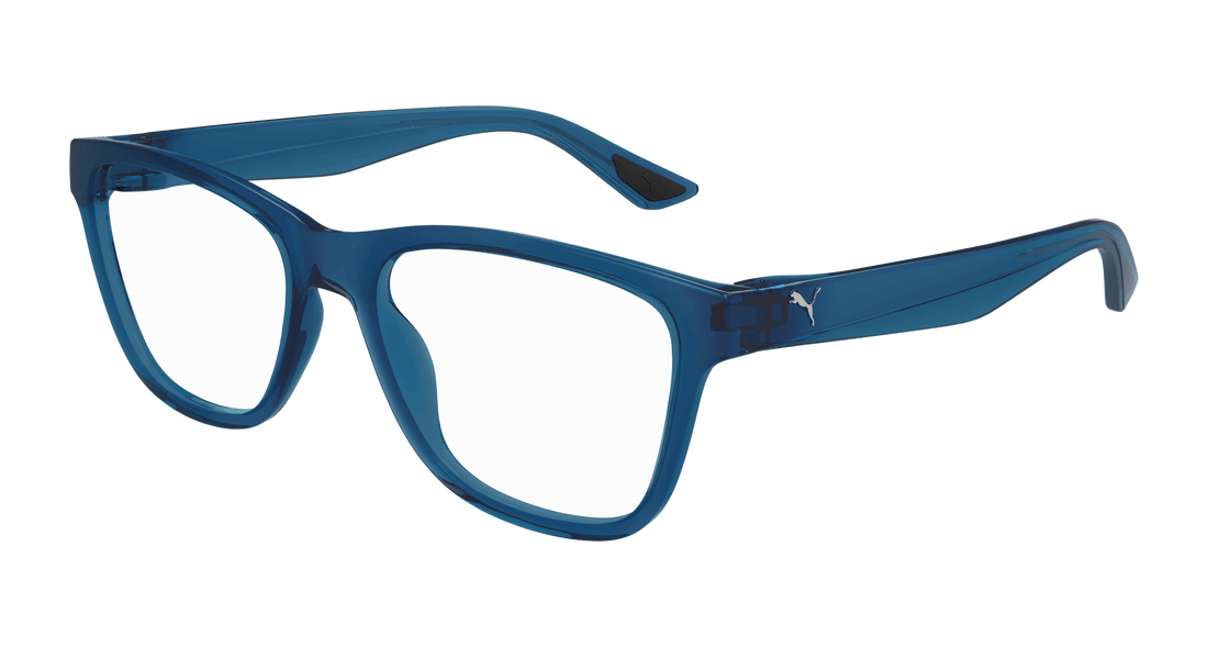 Occhiali da vista puma pu0485o 009 azul square masculino taglia 57mm - Vista principale