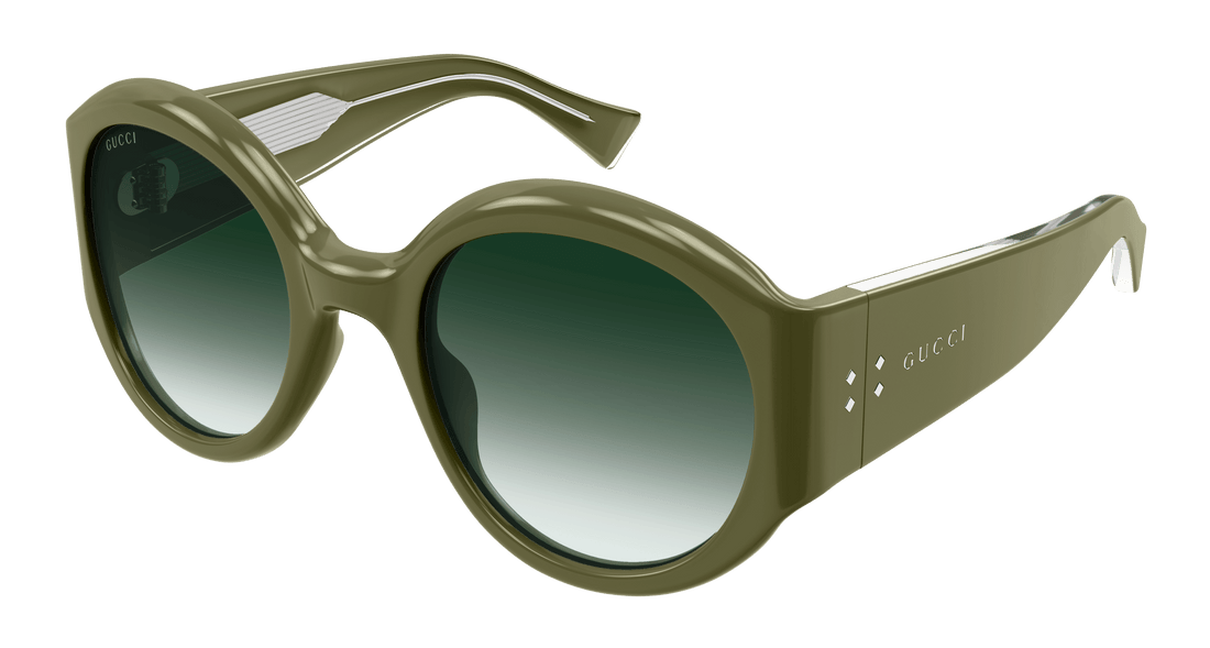 Sunglasses gucci gg2014s 004 verde round/oval/panthos femenino size 55mm - Main view