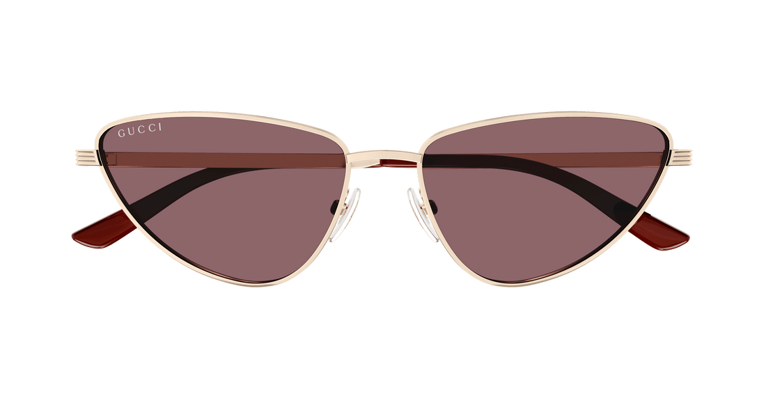 Sunglasses gucci gg1879s 003 dorado cat eye femenino size 57mm - Detailed view