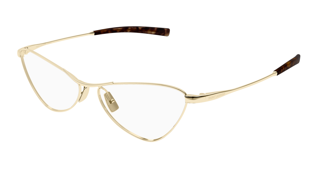 Gafas graduadas saint laurent sl 830 opt 002 dorado cat eye femenino talla 56mm - Vista principal