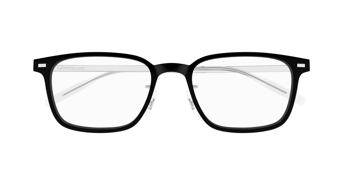 Brillen montblanc mb0394on 001 negro square masculino größe 54mm - Detailansicht