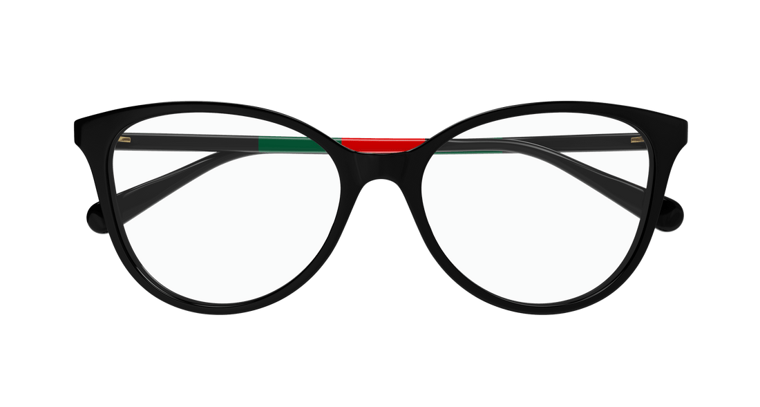 Briller gucci gg1359o 005 negro cat eye femenino størrelse 54mm - Detaljeret visning