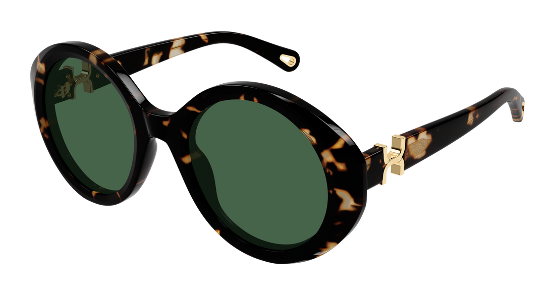 Occhiali da sole chloé ch0332s 002 havana round/oval/panthos femenino taglia 53mm - Vista principale