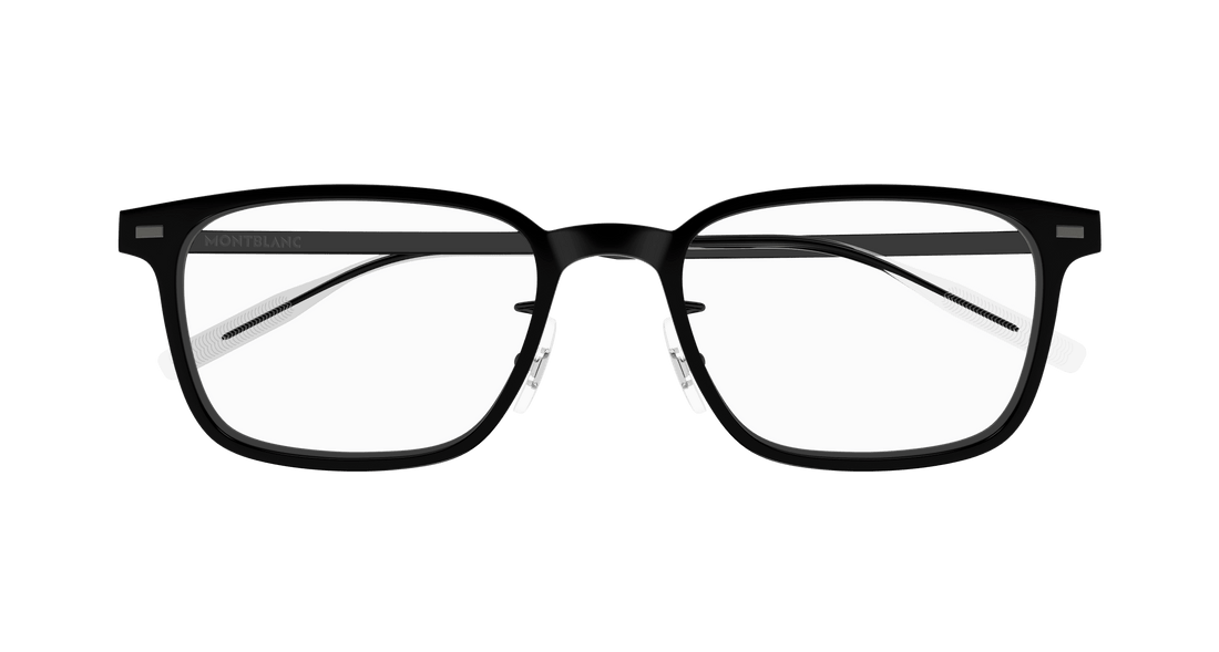 Brillen montblanc mb0394on 002 negro square masculino größe 54mm - Detailansicht