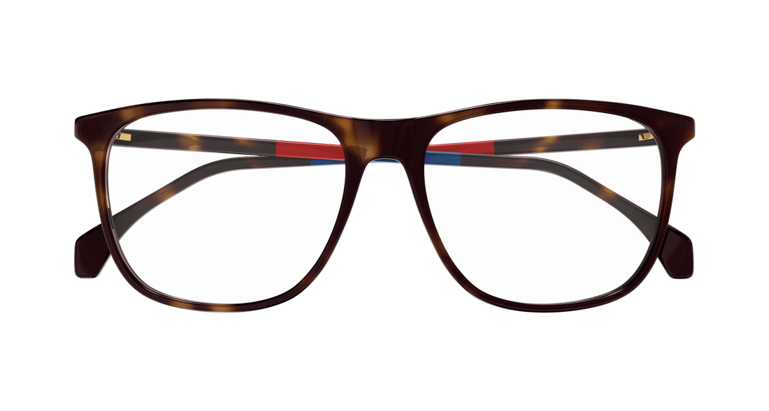 Brillen gucci gg0554o 010 havana square masculino maat 55mm - Detailaanzicht