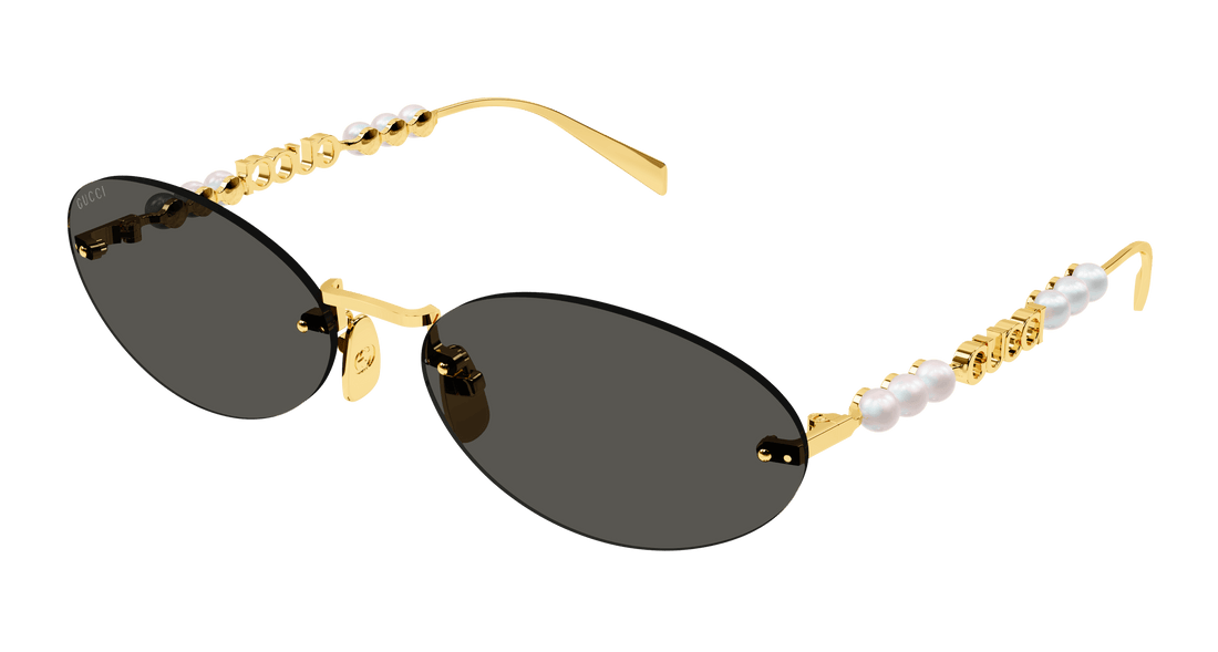Occhiali da sole gucci gg1922s 001 dorado round femenino taglia 62mm - Vista principale