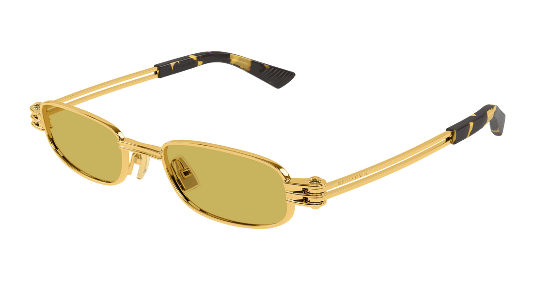 Lunettes de soleil bottega veneta bv1381s 002 dorado square unisex taille 50mm - Vue principale
