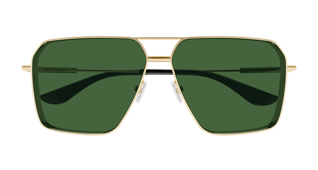 Gafas de sol alexander mcqueen am0500s 003 dorado pilot masculino talla 60mm - Vista de detalle