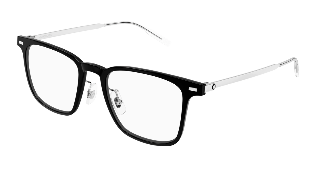 Brillen montblanc mb0395on 001 negro square masculino größe 51mm - Hauptansicht
