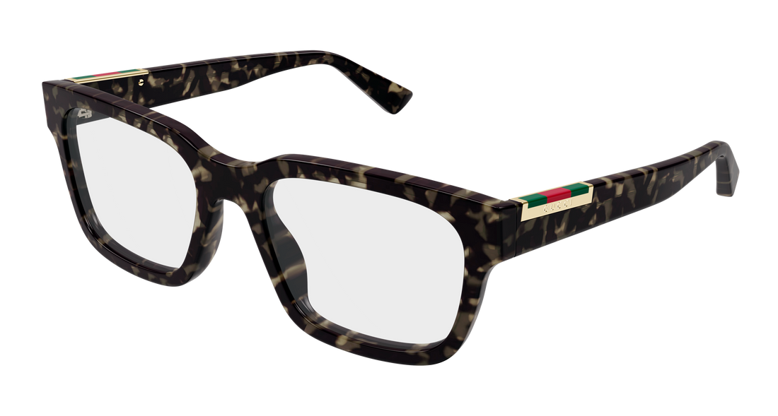 Occhiali da vista gucci gg1961o 003 havana rectangular / squared masculino taglia 55mm - Vista principale