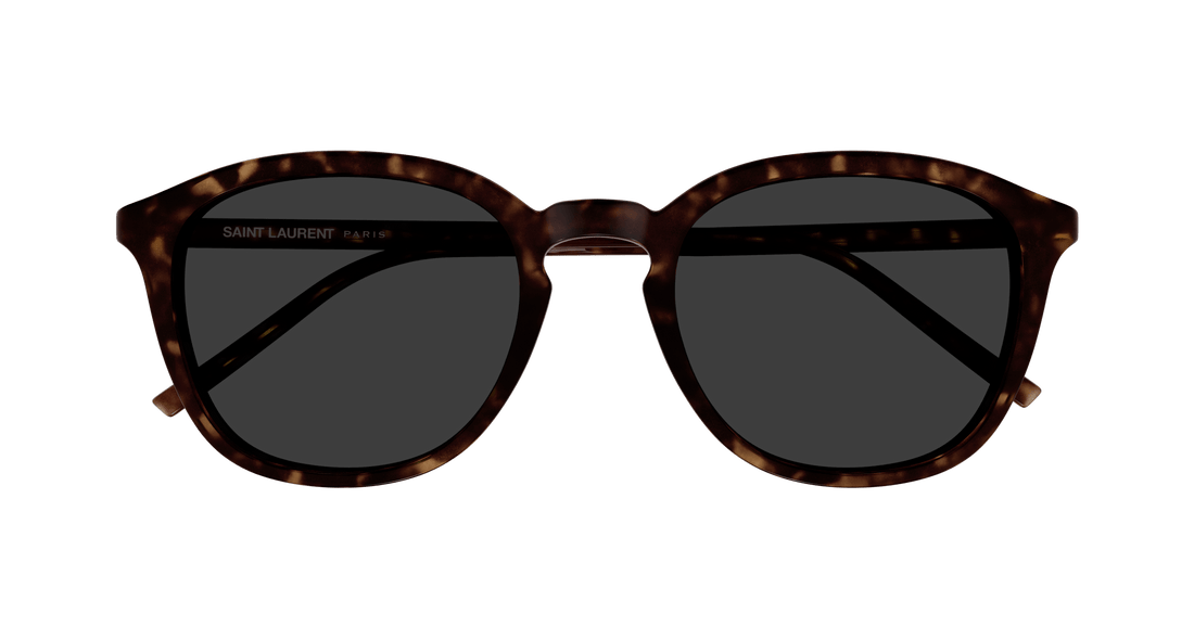 Occhiali da sole saint laurent sl 782/k 002 havana round unisex taglia 53mm - Vista dettagliata