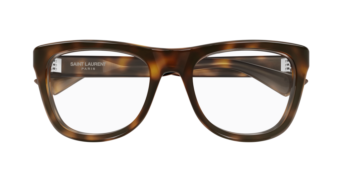 Gafas graduadas saint laurent sl 816 opt 003 havana cat eye femenino talla 54mm - Vista de detalle