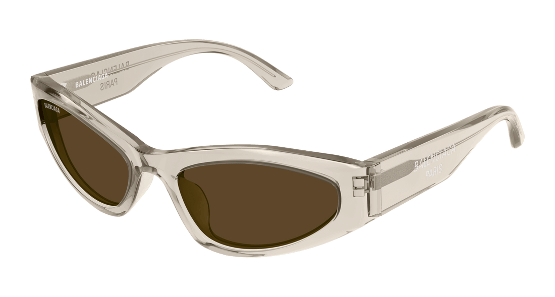 Occhiali da sole balenciaga bb0387s 004 beige geometric femenino taglia 58mm - Vista principale