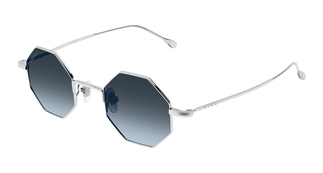 Sonnenbrillen gucci gg1814s 003 plateado geometric unisex größe 41mm - Hauptansicht