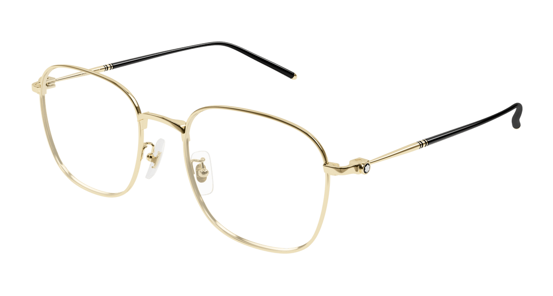 Occhiali da vista montblanc mb0415oa 002 dorado square masculino taglia 54mm - Vista principale