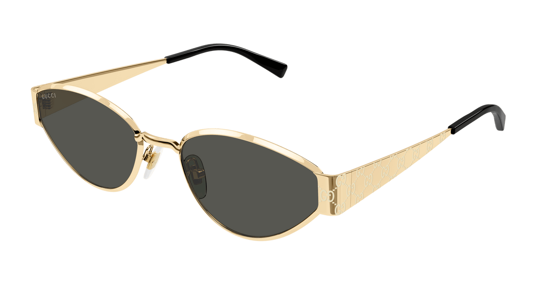 Sunglasses gucci gg1853s 001 dorado geometric femenino size 55mm - Main view