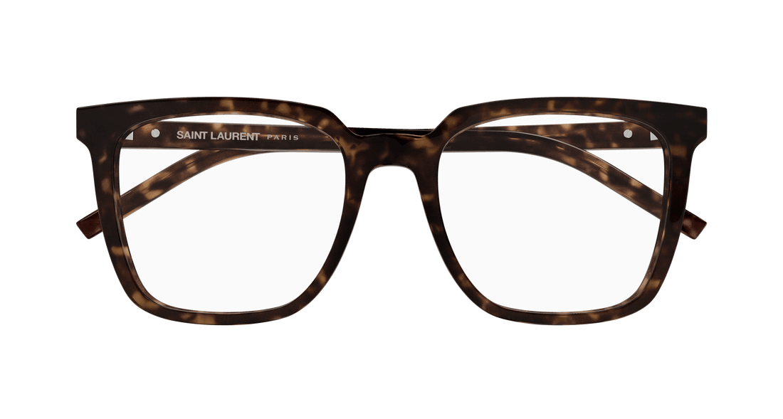 Prescription glasses saint laurent sl m146 opt 002 havana square femenino size 54mm - Detailed view