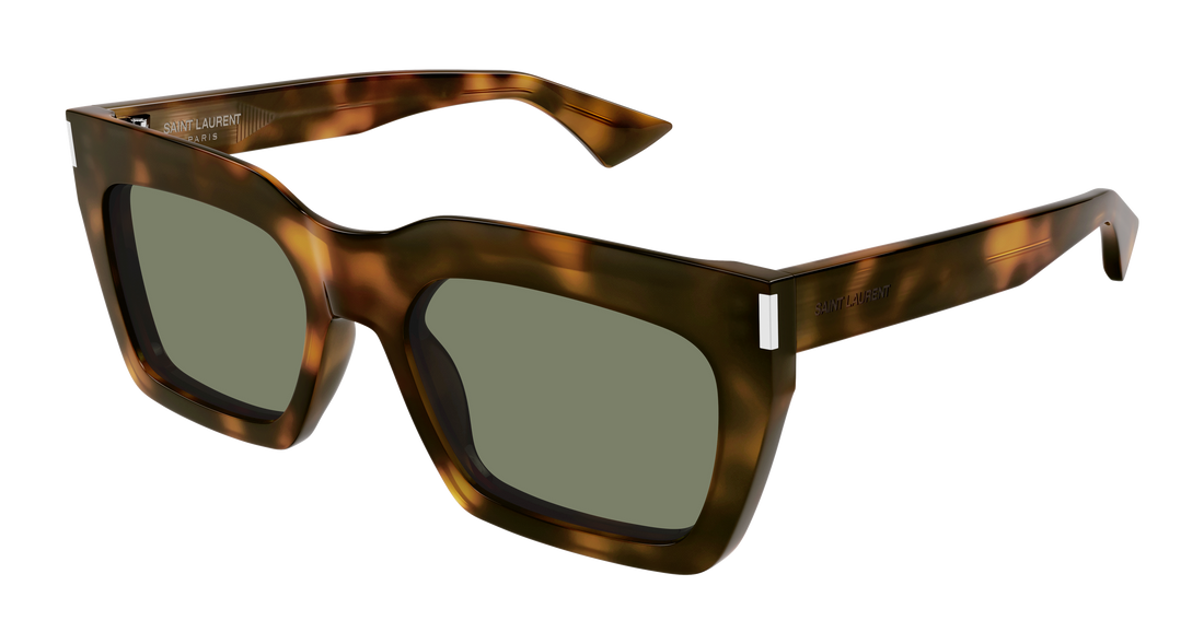 Occhiali da sole saint laurent sl 810 003 havana square unisex taglia 55mm - Vista principale