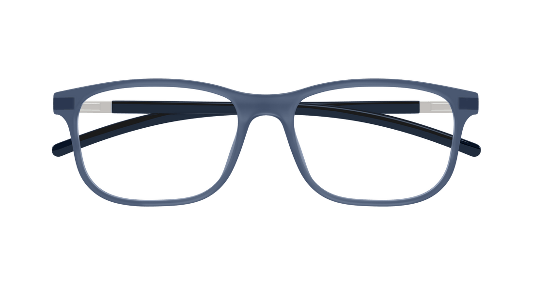 Occhiali da vista puma pu0489o 010 azul square masculino taglia 57mm - Vista dettagliata