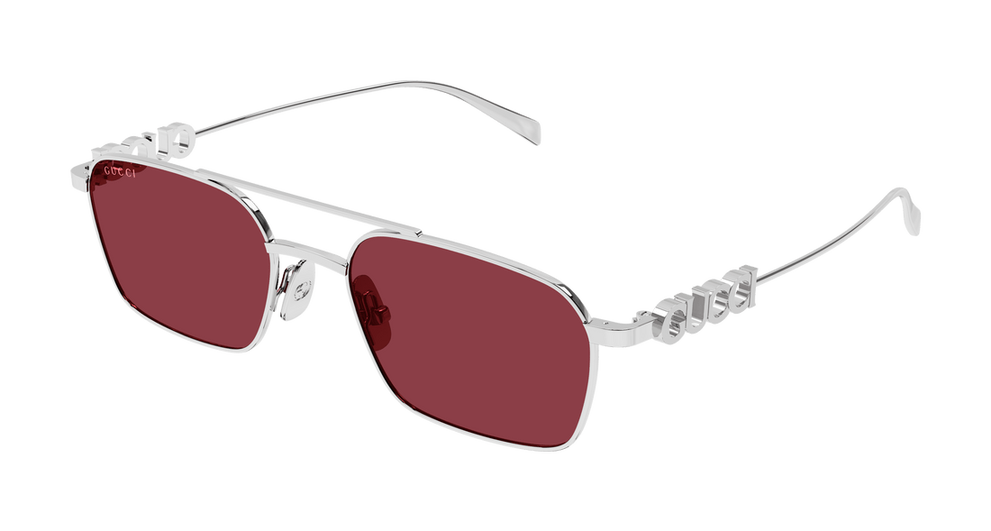 Occhiali da sole gucci gg1804s 004 plateado square femenino taglia 54mm - Vista principale