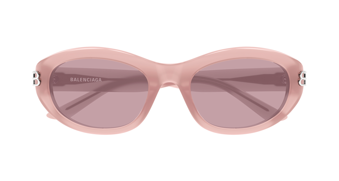 Sunglasses balenciaga bb0434sk 003 rosa round/oval/panthos femenino size 55mm - Detailed view