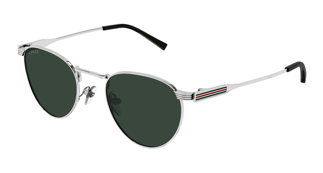 Sunglasses gucci gg1875s 002 plateado round masculino size 48mm - Main view