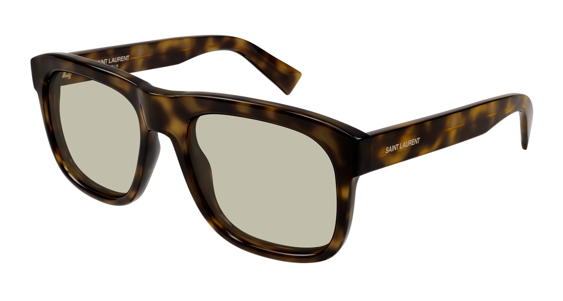 Occhiali da sole saint laurent sl 558 013 havana square masculino taglia 57mm - Vista principale