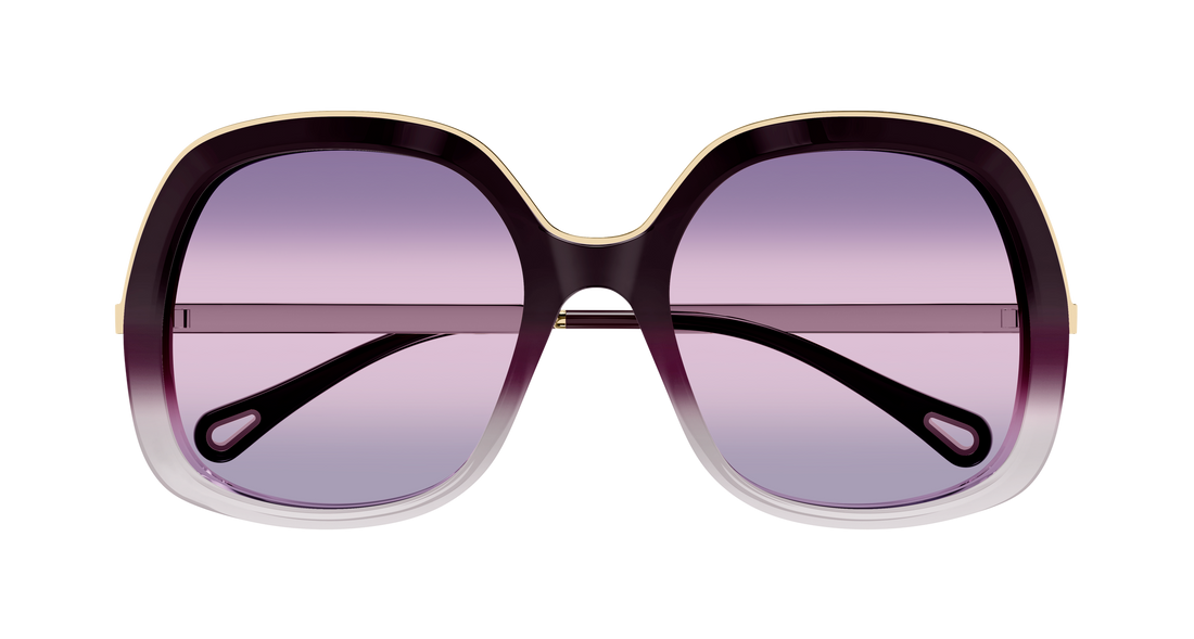 Occhiali da sole chloé ch0327s 004 burdeos rectangular / squared femenino taglia 56mm - Vista dettagliata