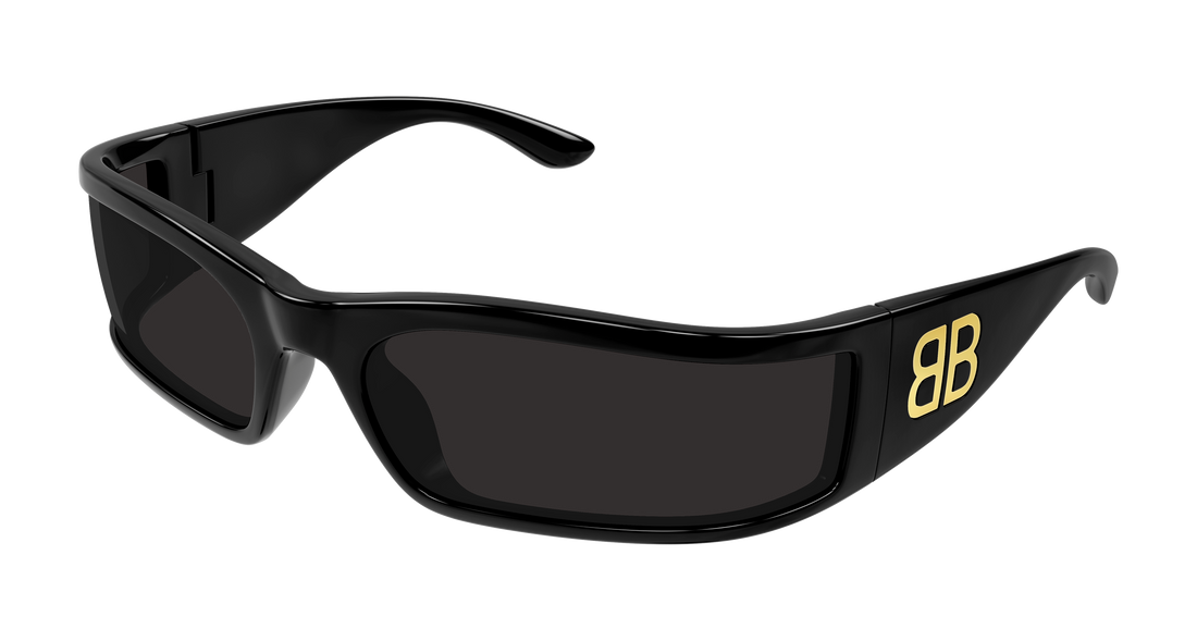 Sunglasses balenciaga bb0458s 001 negro mask unisex size 73mm - Main view