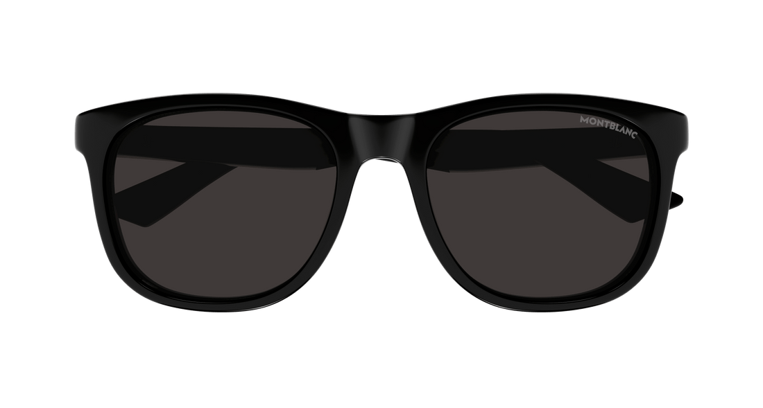 Sonnenbrillen montblanc mb0400s 001 negro square masculino größe 55mm - Detailansicht