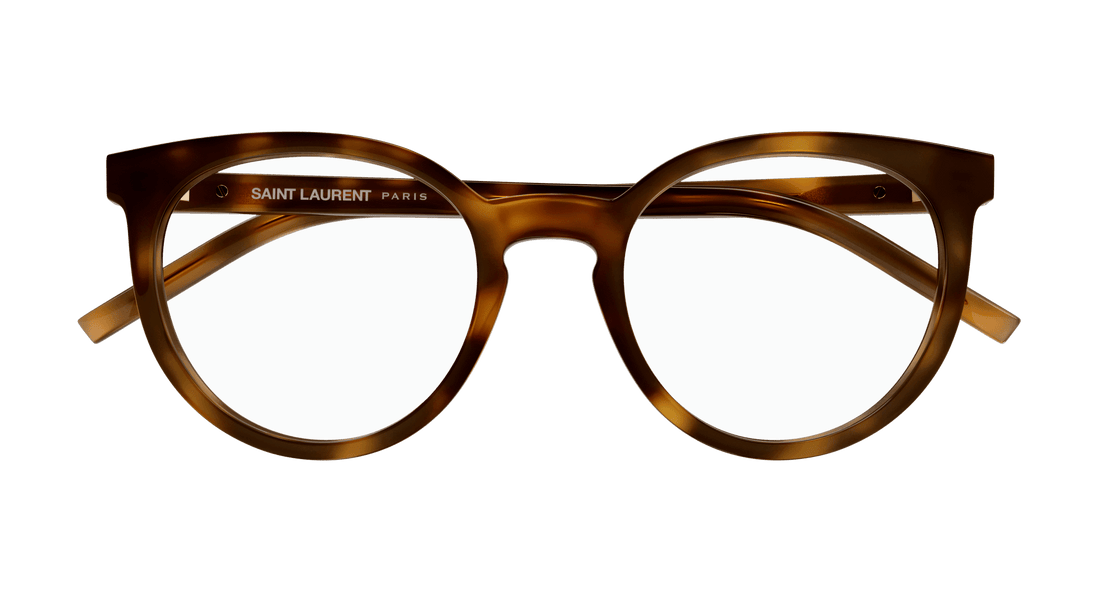 Occhiali da vista saint laurent sl m147 003 havana cat eye femenino taglia 52mm - Vista dettagliata