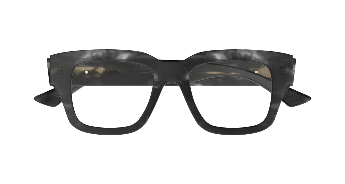 Occhiali da vista bottega veneta bv1361o 006 negro square masculino taglia 50mm - Vista dettagliata