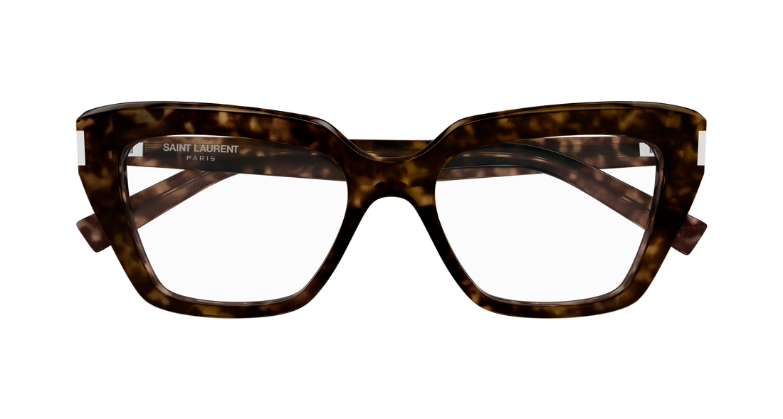 Gafas graduadas saint laurent sl 829 002 havana cat eye femenino talla 54mm - Vista de detalle