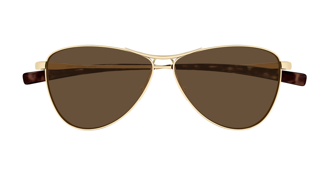 Lunettes de soleil saint laurent sl 831 vesper 005 dorado pilot/navigator femenino taille 55mm - Vue détaillée