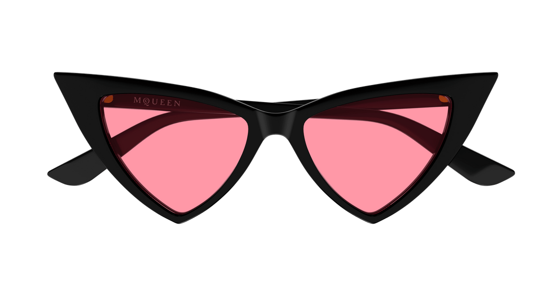 Solglasögon alexander mcqueen am0518s 003 negro cat eye femenino storlek 52mm - Detaljvy